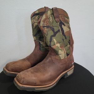 Rio Grande Steel Toe work boots size 11 Camouflage